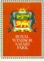 Windsor Safari Park Guide 1971 - Dolphins on a coat of arms